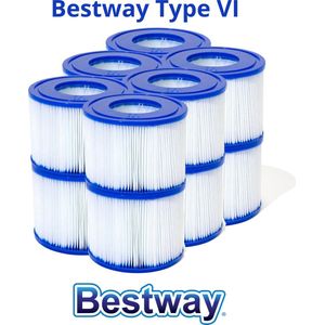 Bestway Lay-Z Spa filter cartridges type VI - 12 filterpatronen voor bubbelbad/spa