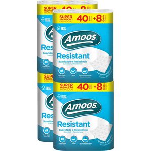 Amoos 'Resistant' toiletpapier 2-laags - 192 rollen - Voordeelverpakking