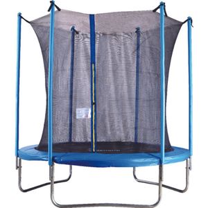 Trampoline Met Veiligheidsnet – Ø244cm – Blauw - Outdoor