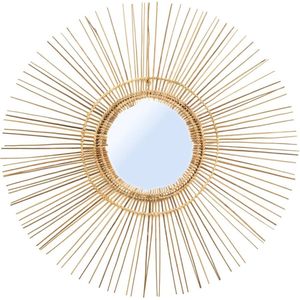 Safaary - Bazar Bizar Spiegel Naturel L Tropical - 85x85 CM