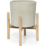 Chalk Lage Plantenbak - Naturel