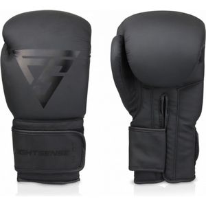 Fightsense - Pro Style training - (kick)bokshandschoen - Premium - zwart - 10oz