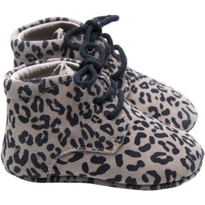 Mavies Classic Babyschoentjes Leopard Grey Mt. L