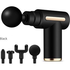Quickstuff - Massage Gun - Black - met opzetstukken en hard case