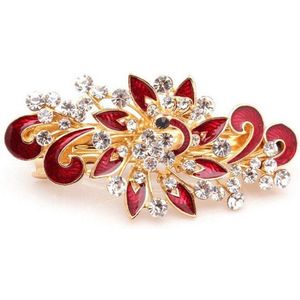 Haarspeld - Groot - Haar accessoires - Haarklem - Haarclip - Bloem - Dames - Goud