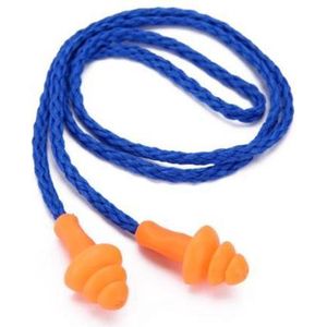 Herbruikbare oranje Oordoppen met kort -gehoorbescherming -Oranje 25db ®