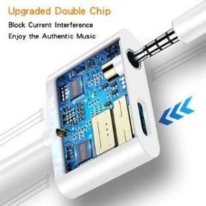 Ascromy USB-C adapter - USB-C naar 3,5mm Aux en USB-C - Zwart (Niet voor Samsung S20)
