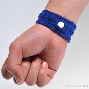Anti wagenziek misselijkheid bandjes - blauw - 1 Paar