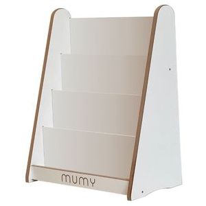 mumy™ Boekenkast easyTALL wit/natuur