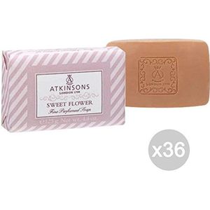 Set 36 Atkinson zeep Sweet Flower-roze verzorging en reiniging van het lichaam