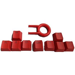 9 Toetsen PBT Backlit Keycaps WASD/ESC/Direction Cherry MX Keycaps met voor Key Cap Puller voor MX Schakelaars Backlit Mechanische Gaming Toetsenbord Mechanische Keycaps Blauw en Rood