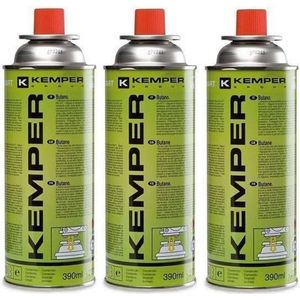 Gasfles | IK301 | 3x 277gram butaan gaspatronen
