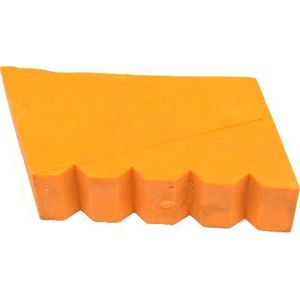 VGS trap Petry trap; rubberschoen trapdop - oranje - Per 2 stuks