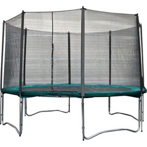 Universeel Veiligheidsnet De Luxe - Extra Zwaar - voor trampolines 420-430 cm met 4 poten | BTN