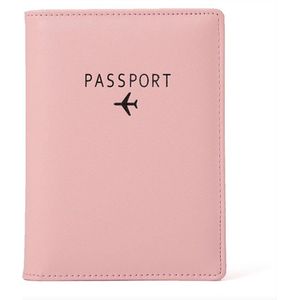 Paspoort Cover Roze & Pasjeshouder - Premium Quality! Paspoorthoes Paspoorthouder Paspoort Hoesje Mapje