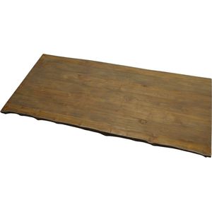 Livingfurn - Eetkamertafel DK Blad - L100cm x B240cm - Teakhout - Bruin