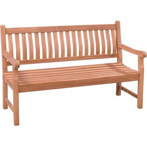 Livingfurn - Tuinbank Patrick 200 cm - Naturel Teakhout - Subtiele Houtstructuur