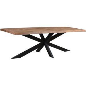 Brix - Bruine Eetkamertafel - 240 cm - Mangohout