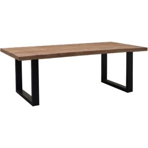 Brix - Eetkamertafel Sturdy - 180x90cm - Mangohout - Bruin