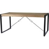 Livingfurn - Eetkamertafel Nairobi - U-Pot - Mangohout - 180x90 cm