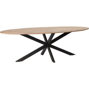 Livingfurn -  Eetkamertafel Oslo - Acasia Hout  - 180cm - Bruin