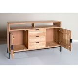 Livingfurn - Dressoir Oslo Acasia 140 cm - Acasiahout