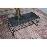 Livingfurn - Salontafel Dian Zwart - 40x90x35cm - Marmer