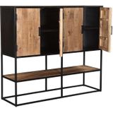 Livingfurn - Dressoir Sturdy 4 doors 160cm - Mangohout