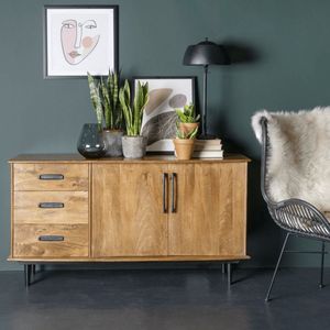 Livingfurn - Dressoir Elias 152cm - Mangohout