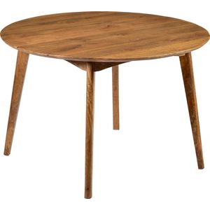 Livingfurn - Eetkamertafel Elias Round 120cm - Mangohout