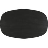 Livingfurn - Salontafel Jesper Black 120 - Mangohout / Gecoat Staal