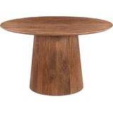 Livingfurn - Eetkamertafel Salvator 130cm - Mangohout