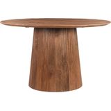 Livingfurn - Eetkamertafel Salvator 130cm - Mangohout