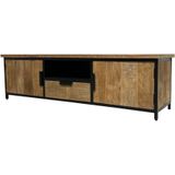 Livingfurn - TV Meubel Tomar 180cm - Teakhout