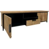 Livingfurn - TV Meubel Tomar 180cm - Teakhout