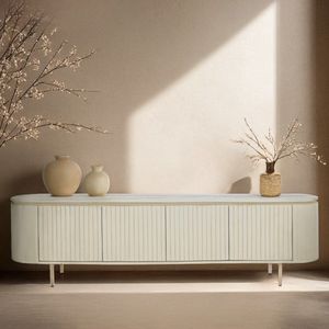 Livingfurn Tv meubel Patou Ivoor 210