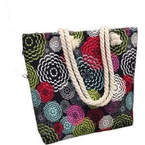 N3 Collecties Canvas Strandtas voor Dames