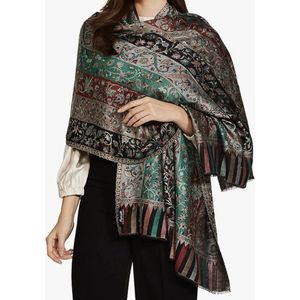 N3 Collecties Dames Kaani-ontwerp, zachte bamboe sjaal, casual stola's, omslagdoeken