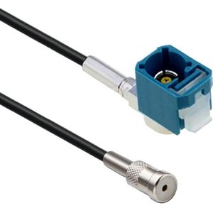 Fakra Z Haaks (v) - ISO (v) Antenne Adapterkabel - 0,25 meter