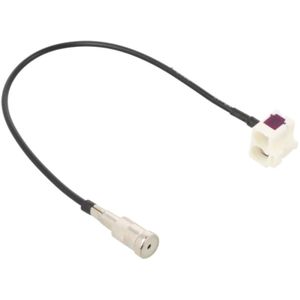 ISO - 2x Fakra B Haaks RNS-E Adapterkabel voor Audi - 0,25 meter