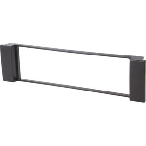 1 Din Radiomontageframe voor Audi A3, A6 en Seat Leon 1M - Zwart