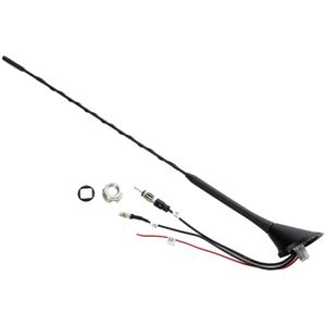 Universele DIN Auto Antenne - Zwart - 0,3 meter - AM, FM en DAB