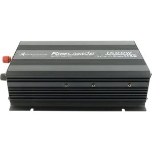 24V naar 230V Gemodificeerde Sinus Spanningsomvormer - 1500W - Zwart