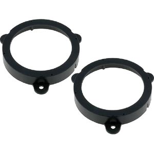 ABS - Luidsprekerhouders - Renault Megane III - 130mm - Voor- en Achterdeuren