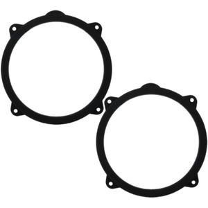 MDF - Luidsprekerhouders - Alfa Romeo 147 - 165 mm - Voor- en Achterdeuren