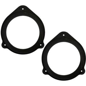 MDF - Luidsprekerhouders - 165mm - Audi A3 (2003-2013) en A4 B6/B7 (2001-2008) - Voor- en Achterdeuren