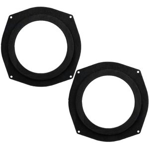 MDF 165mm Luidsprekerhouders - BMW E81, E82, E87, E88, E90 en E91 Touring - Voorzijde