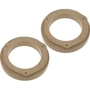 MDF 130mm Luidsprekerhouders - Daewoo Lanos - Voordeuren