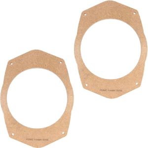 MDF 165mm Luidsprekerhouders - Chrysler Voyager (1995-2001) - Voor- en achterdeuren