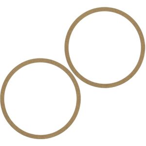 MDF 165mm Luidsprekerhouders - 8mm dik - Buitenmaat 177mm